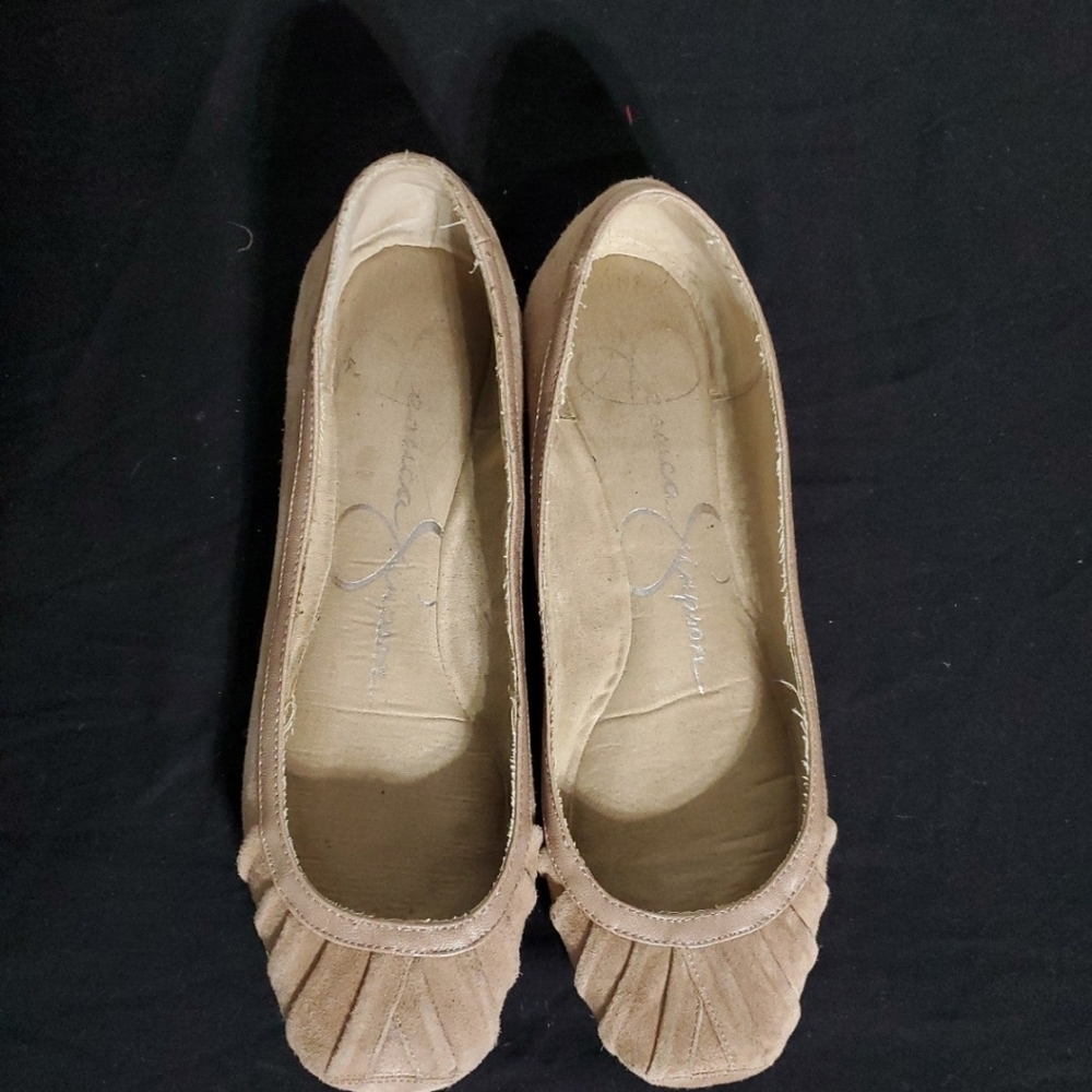 Jessica Simpson velvet flats